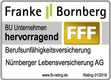 Franke Bornberg - Berufsunfähigkeitsversicherung Auszeichnung